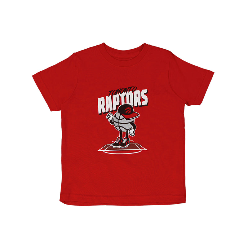 NBA - Kids' (Toddler) Toronto Raptors Mr. Dribble T-Shirt (HK2T1BCLMB01 RAP)