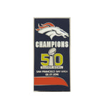 NFL - Super Bowl XLX Denver Broncos Banner Pin (SB50BRO)