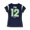 NFL - T-shirt de fan des Seattle Seahawks pour filles (junior) (K17BQY X9)