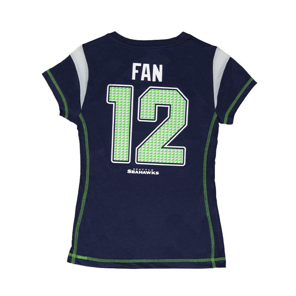 NFL - Girls' (Junior) Seattle Seahawks Fan T-Shirt (K17BQY X9)