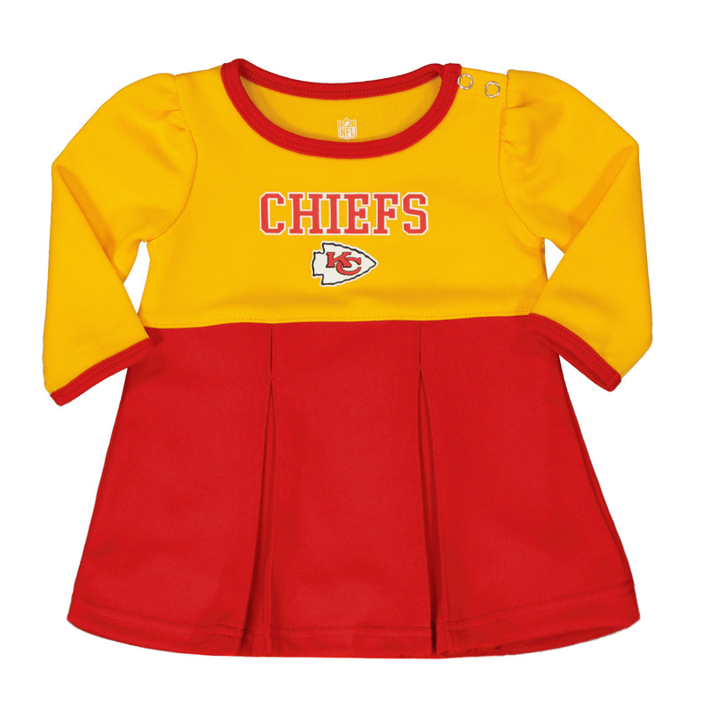 NFL - Robe d'encouragement des Chiefs de Kansas City pour filles (bébés) (KW12AUM 21)
