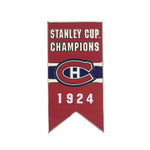 NHL - Montreal Canadiens 1924 Stanley Cup Banner Pin Sticky Back (CDNSCC24S)