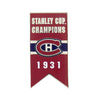 NHL - Montreal Canadiens 1931 Stanley Cup Banner Pin Sticky Back (CDNSCC31S)