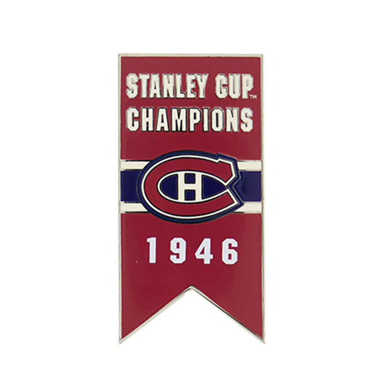 NHL - Montreal Canadiens 1946 Stanley Cup Banner Pin (CDNSCC46)