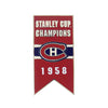 NHL - Montreal Canadiens 1958 Stanley Cup Banner Pin Sticky Back (CDNSCC58S)