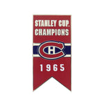 NHL - Montreal Canadiens 1965 Stanley Cup Banner Pin Sticky Back (CDNSCC65S)