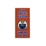 NHL - Edmonton Oilers 1985 Smythe Division Banner Pin (OILSMY85)