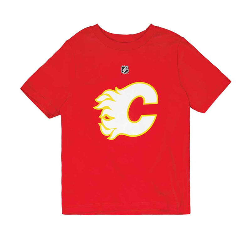 LNH - T-shirt Gaudreau des Flames de Calgary pour enfants (HK5B3HAABF20H01 FLMJG)