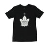 LNH - T-shirt avec logo des Maple Leafs de Toronto pour filles (junior) (HK5B7HA6GH01 MAP-BLKWHT)