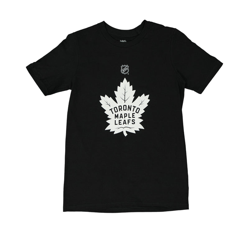NHL - Girls' (Junior) Toronto Maple Leafs Logo T-Shirt (HK5B7HA6GH01 MAP-BLKWHT)