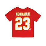 LNH - T-shirt Monahan des Flames de Calgary pour enfants (tout-petits) (HK5T1HAABF20H01 FLMSM)