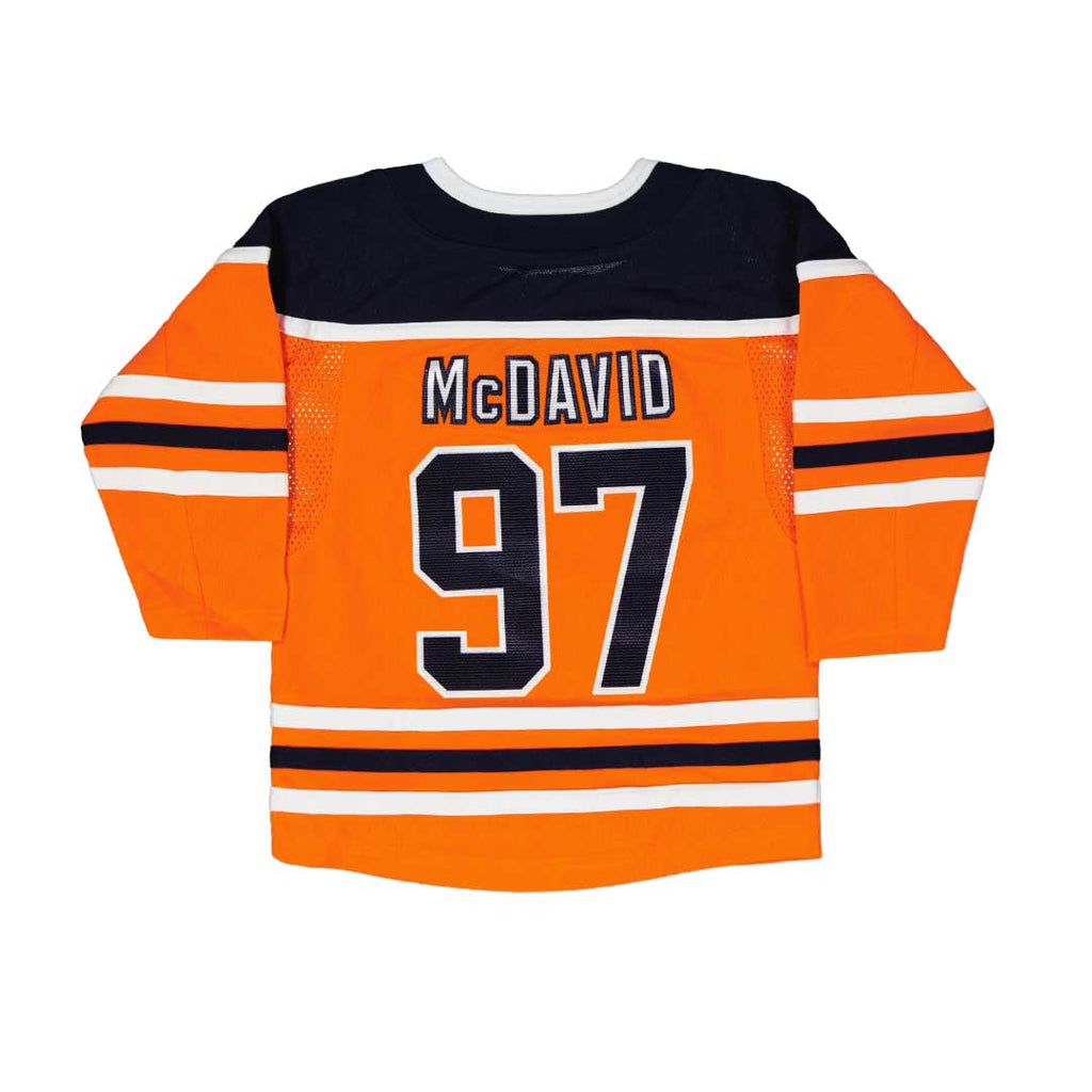 Girls Youth NHL Edmonton Oilers Connor McDavid White/Pink - Fashion Jersey  - Sports Closet