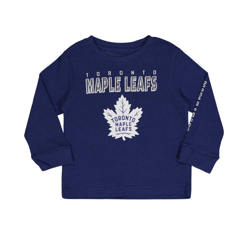 LNH - T-shirt à manches longues des Maple Leafs de Toronto pour enfants (bébés et tout-petits) (HK5I2HC9P MAP)