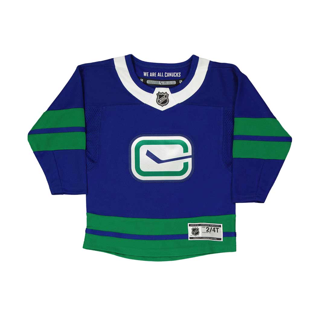 What is on the deals canucks jersey