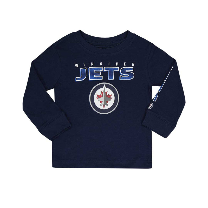 LNH - T-shirt à manches longues des Jets de Winnipeg pour enfants (tout-petits et nourrissons) (HK5I2HC9P WNP)