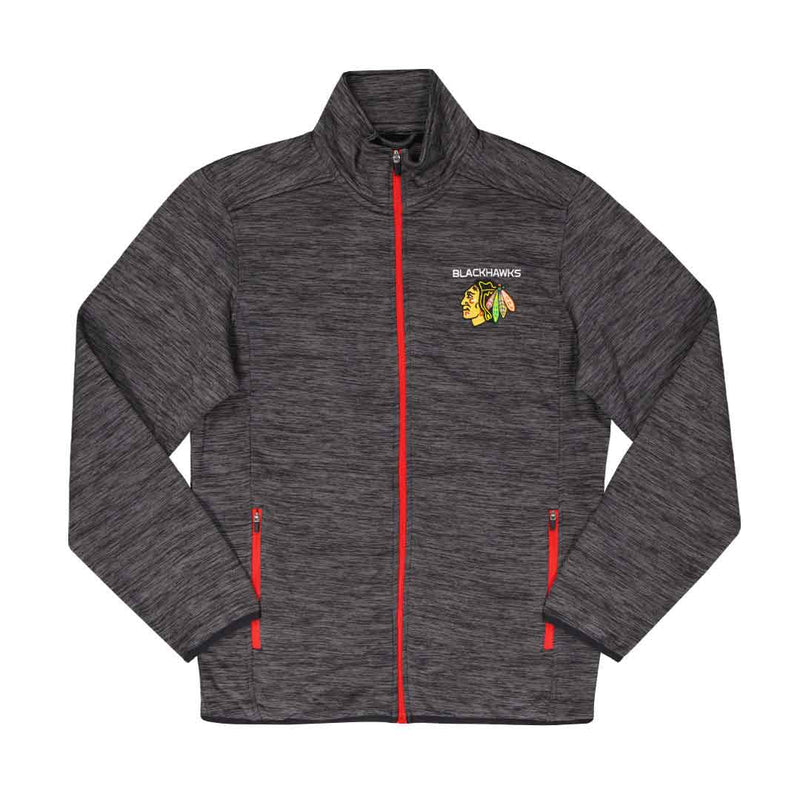 NHL - Veste à glissière pleine longueur Chicago Blackhawks pour homme (LA81B375 CHW)