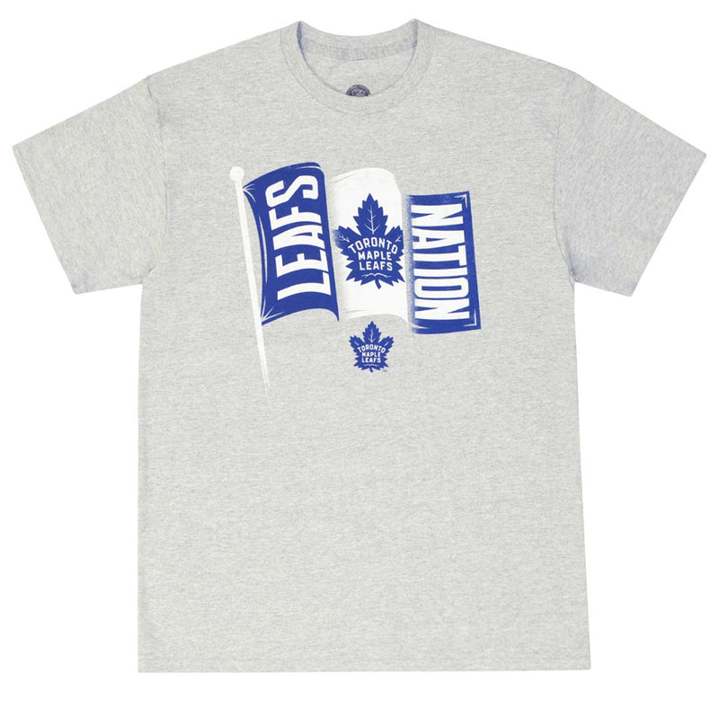 LNH - T-shirt drapeau des Maple Leafs pour hommes (NHXX26LMSC1A1PB 06GRH)
