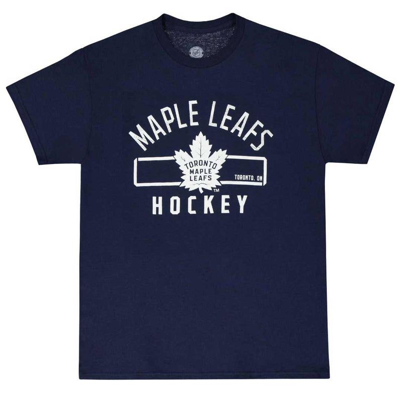 LNH - T-shirt en forme d'arc des Maple Leafs de Toronto pour hommes (NHXX26HMSC1A1PB 41NVY)