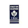LNH - Épingle de bannière des Maple Leafs de Toronto 1964 à dos collant (MAPSCC64S)