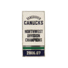 NHL - Canucks 06-07 NorthWest Division Champs Pin (CANNDC07)