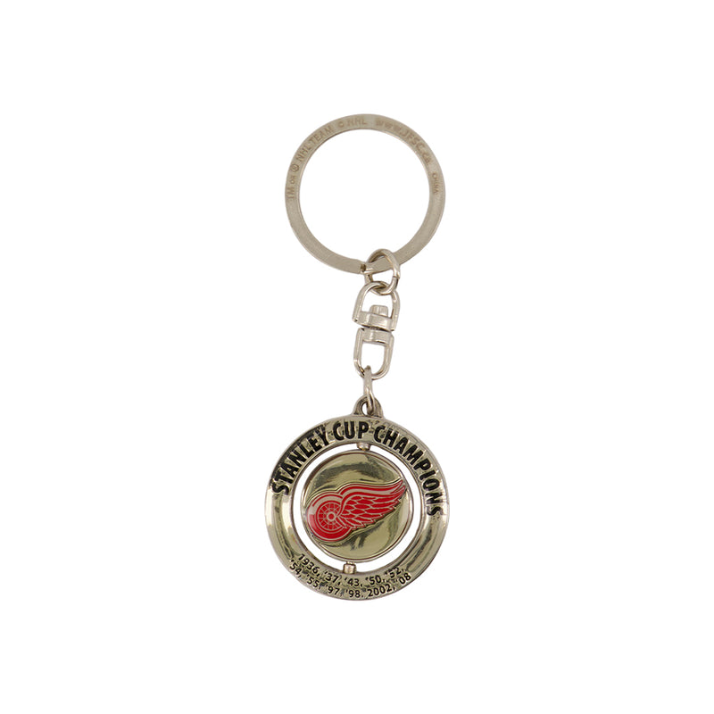 NHL - Detroit Red Wings Stanley Cup Spinner Keychain (REDSPICUP)