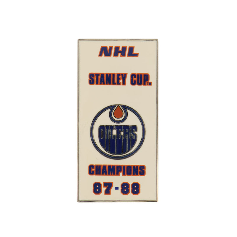 NHL - Edmonton Oilers 1988 Stanley Cup Pin Sticky Back (OILSCC88S)