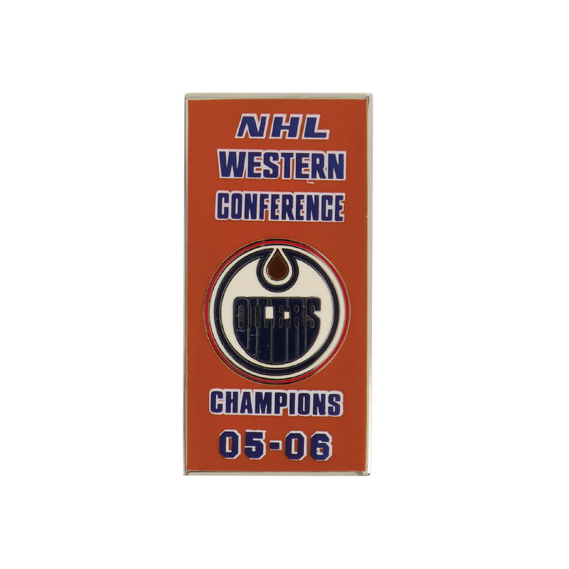 NHL - Edmonton Oilers 2006 Western Champs Pin's Sticky Back (OILWES06S)