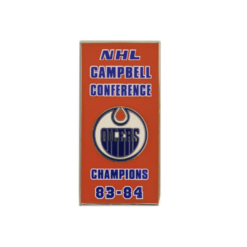 NHL - Edmonton Oilers Conference 1984 Banner Pin (OILCAM84)