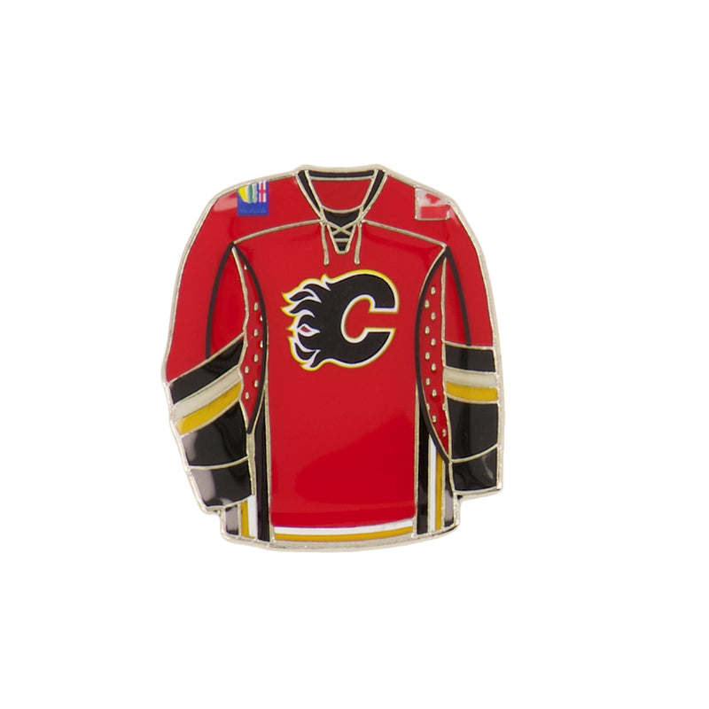 LNH - Épinglette collante pour maillot des Flames de Calgary Sticky Back (FLAJEAS)