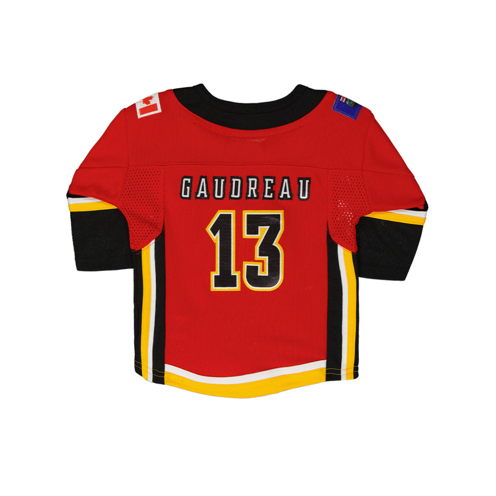 NHL - Chandail 3e Johnny Gaudreau des Flames de Calgary pour enfant (bébé) (HK5IIHAUF FLMJG)