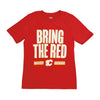 NHL - Kids' (Junior) Calgary Flames Bring The Red T-Shirt (HK5B7HCCAH01 FLM)