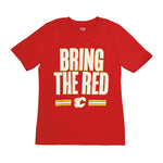 LNH - T-shirt rouge des Flames de Calgary pour enfants (junior) (HK5B7HCCAH01 FLM)