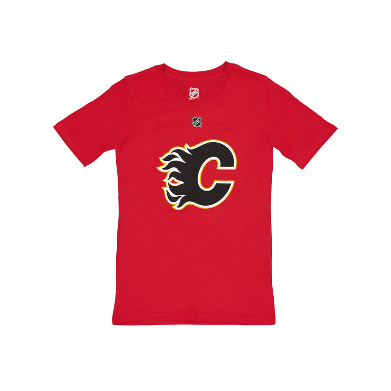 LNH - T-shirt Johnny Gaudreau des Flames de Calgary pour enfants (juniors) (HK5B7HAABH01 FLMJG)