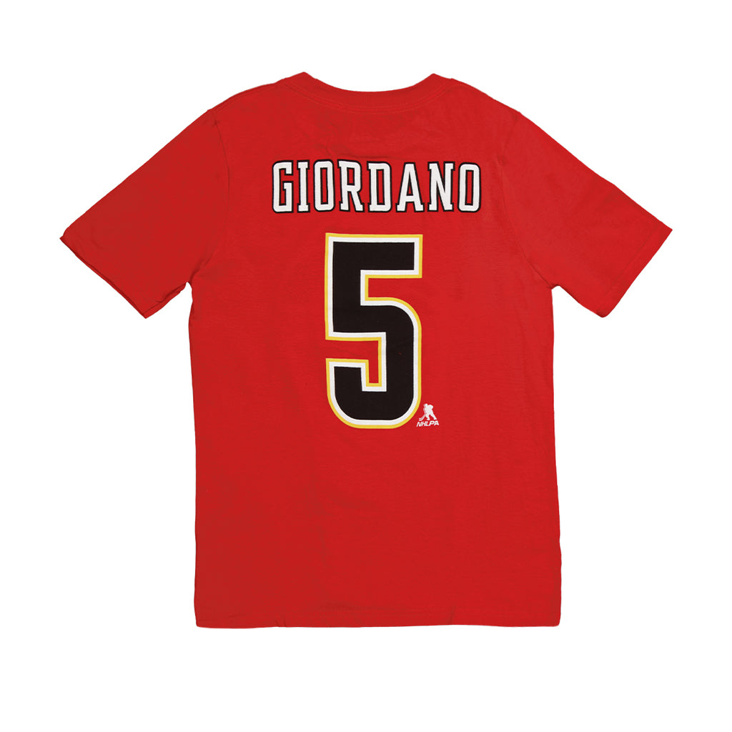 LNH - T-shirt Mark Giordano des Flames de Calgary pour enfants (junior) (HK5B7BBK9H01 FLMMG)