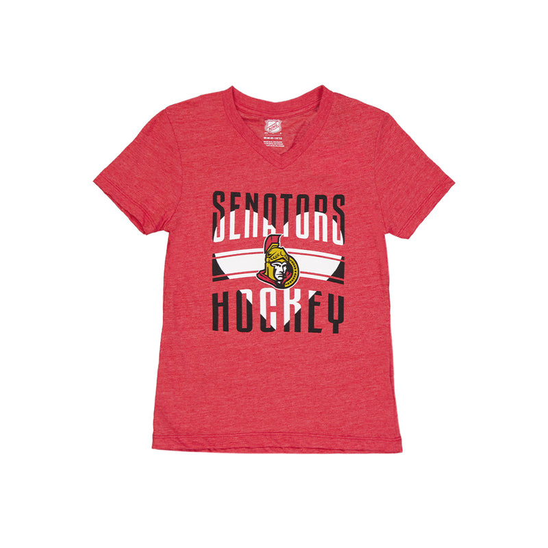 NHL - Girls' (Junior) Ottawa Senators Heart Tee (HK5G6BB3DH13 SEN)