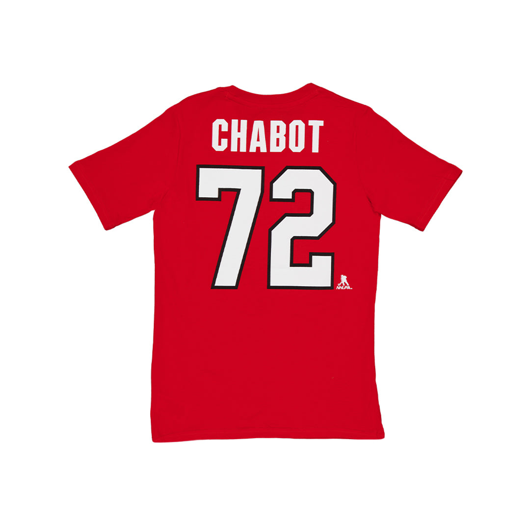 Thomas Chabot Hockey Paper Poster Senators 2 Kids T-Shirt