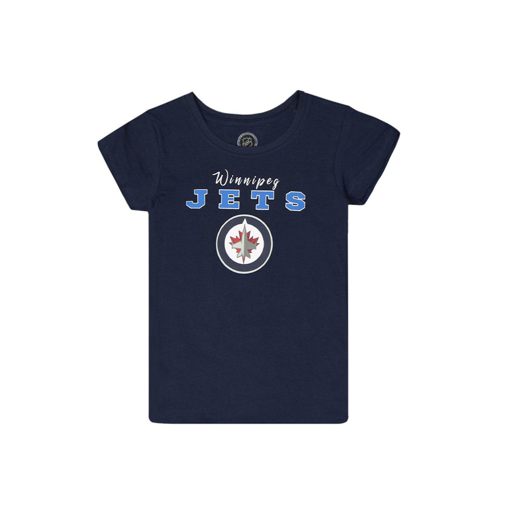 NHL Girls Junior Winnipeg Jets Short Sleeve T Shirt