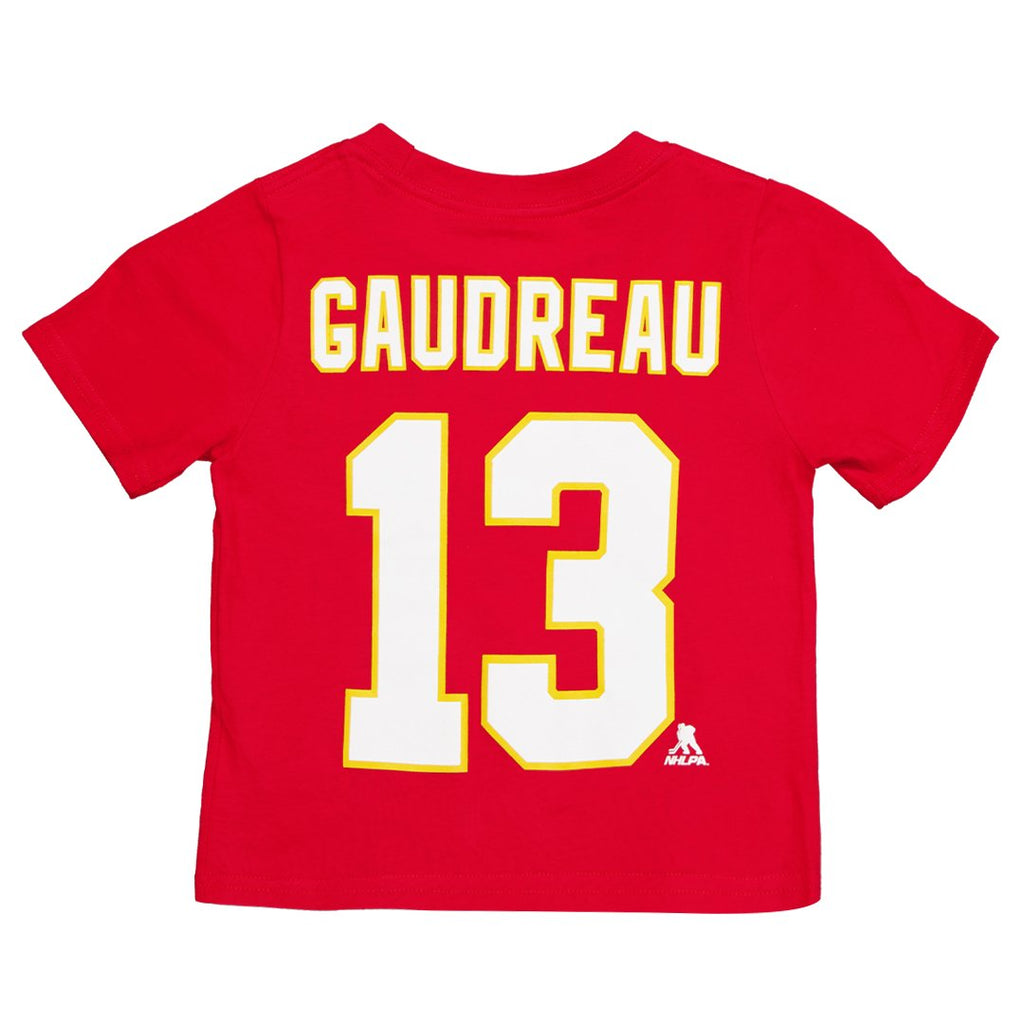 NHL - Kids' (Toddler) Calgary Flames Johnny Gaudreau T-Shirt (HK5T1HAADH01 FLMJG)