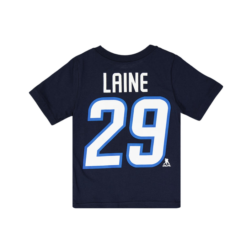 LNH - T-shirt Patrik Laine des Jets de Winnipeg pour enfant (HK5B3HAABH01 WNPLP-NVY)