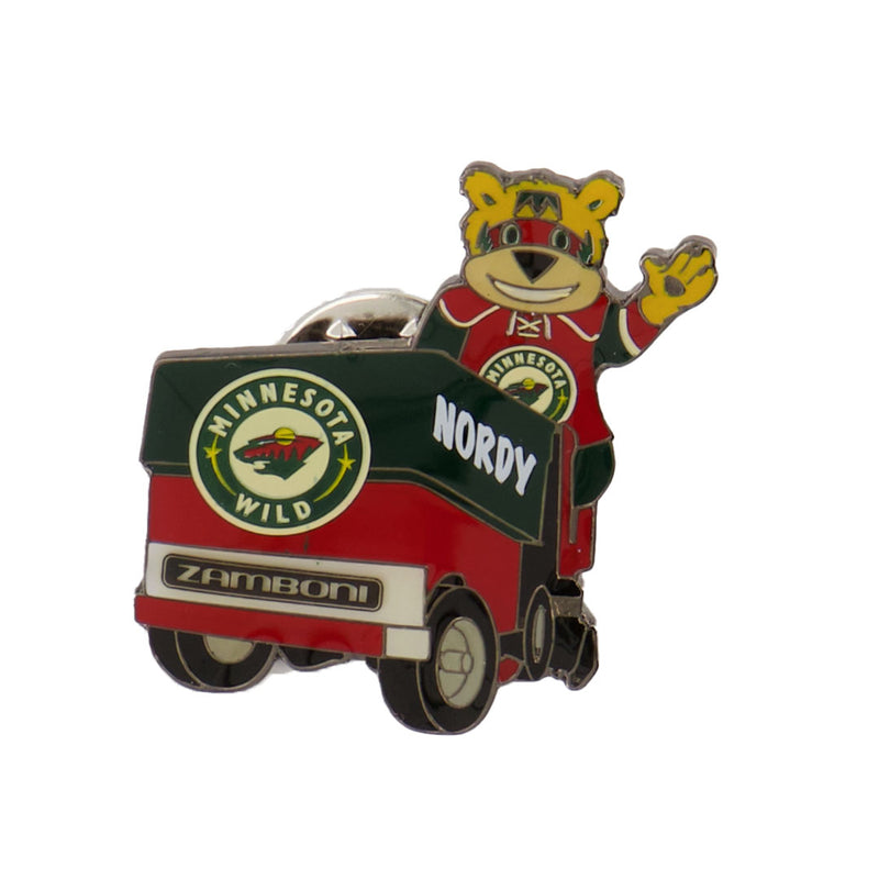 NHL - Pin's Zamboni de la mascotte sauvage du Minnesota (WILZAMMAS)