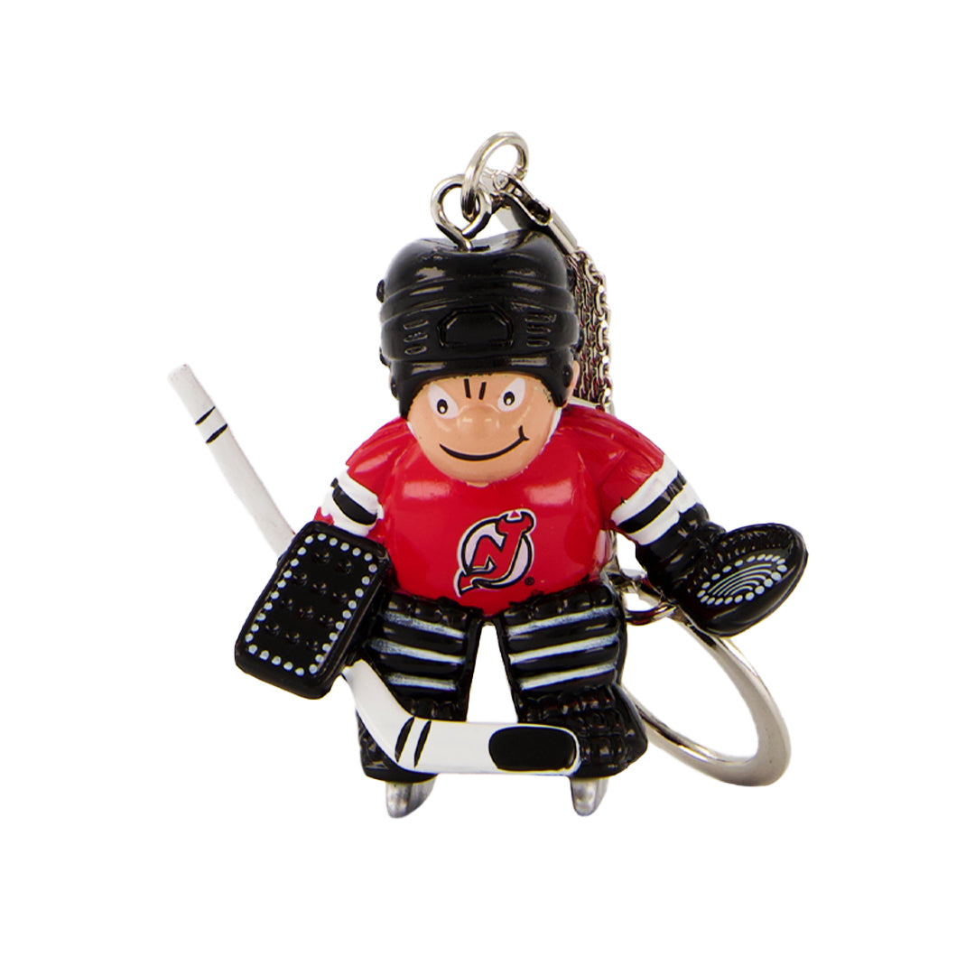 NHL New Jersey Devils Goalie Keychain DEVGOA SVP Sports
