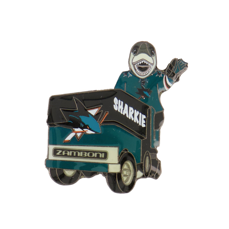 NHL - Épingle Zamboni Mascotte des Sharks de San Jose (SHAZAMMAS)