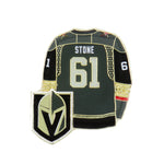 NHL - Épinglette de maillot en pierre des Golden Knights de Vegas (KNIJPD61)