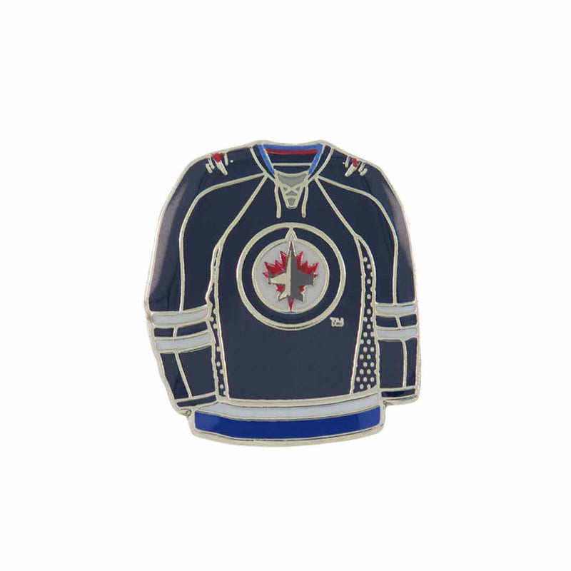 LNH - Épinglette de maillot des Jets de Winnipeg - Dos collant foncé (JTSJEAS)