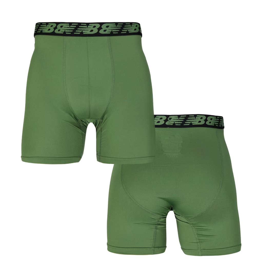 Mens New Balance Specialty Bonded Pocket 6-inch Boxer Brief Underwear  Bottoms