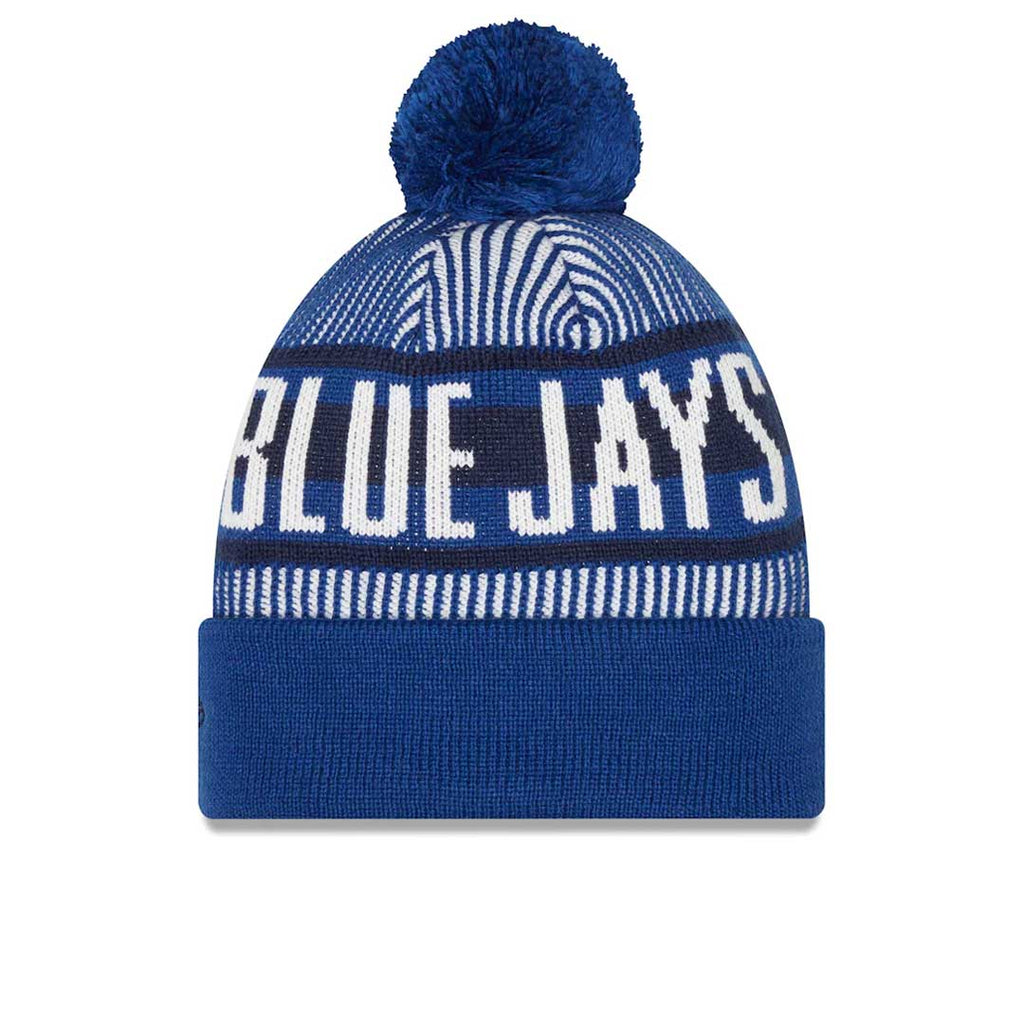 New Era - Bonnet rayé en tricot Toronto Blue Jays (60266840)