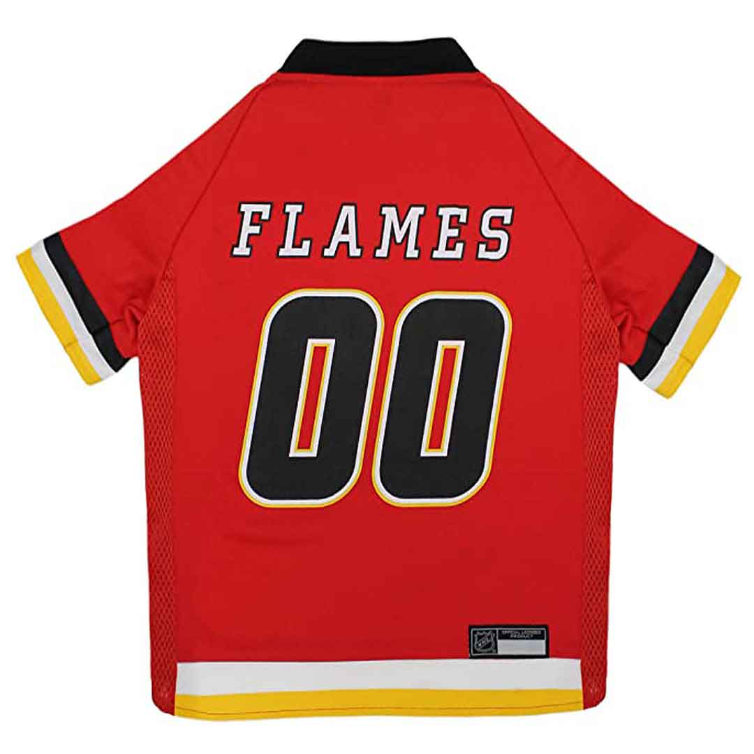 Calagray Flames #16 Game Used Yellow Practice Jersey DP01715
