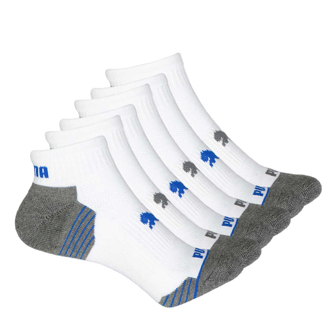 Puma - Kids' 6 Pack 1/4 Crew Sock (P117541 109) – SVP Sports