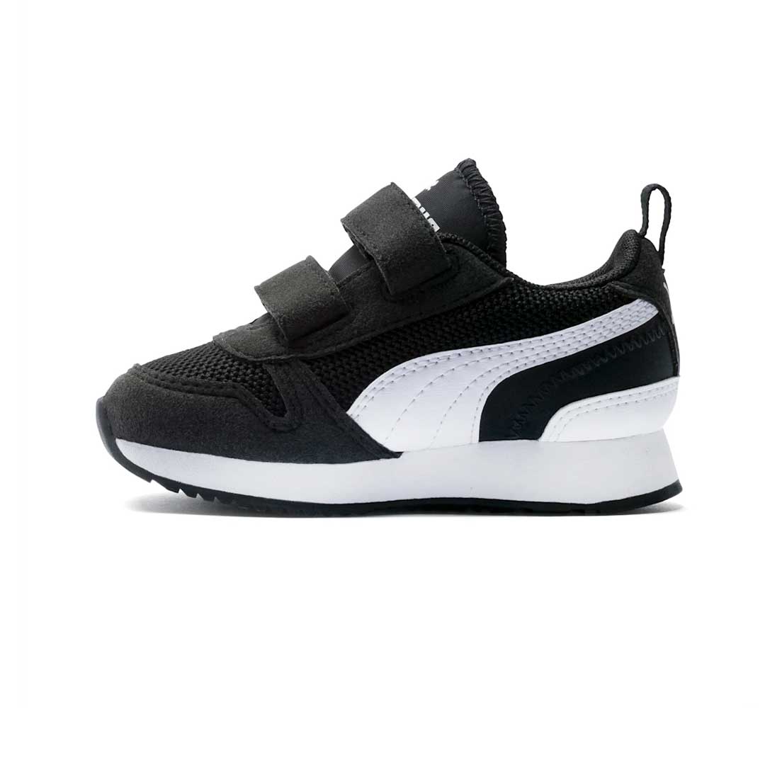 PUMA R78 Shoes Toddlers Black White Size 10