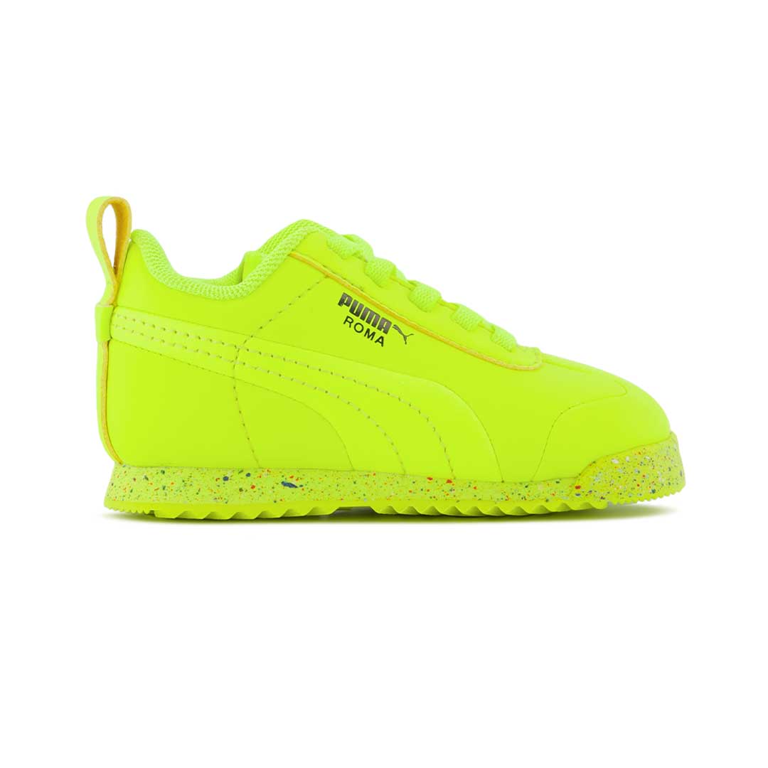 Puma Kids Infant Roma Retro Speckle Shoes 386868 01 Volt 8